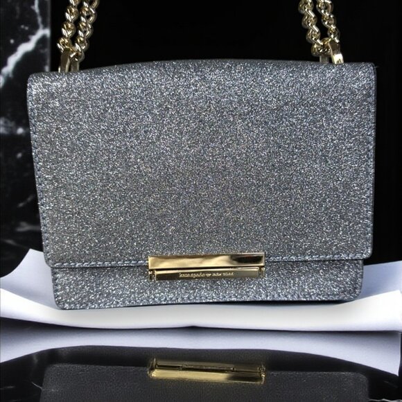 Kate Spade Storybook Lining Glitter Burgess Court Convertible Crossbody Bag - Picture 3 of 17